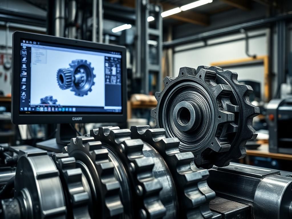 فرآیند ساخت چرخ‌دنده از طراحی تا تولید نهایی